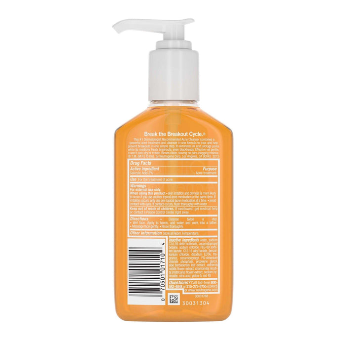 Neutrogena Oil-Free Acne Wash with Salicylic Acid - 6 fl oz - Elvoros