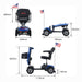 Metro Mobility Patriot Series 4-Wheel Travel Mobility Scooter - Elvoros