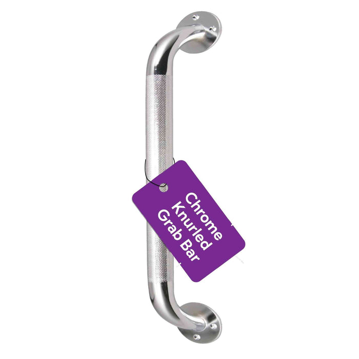 Drive Medical Chrome Knurled Grab Bar shophomemed