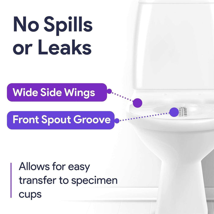 Urine Hats For Toilet Standard Fit Urine Collection Hat - 10 Pack - Elvoros