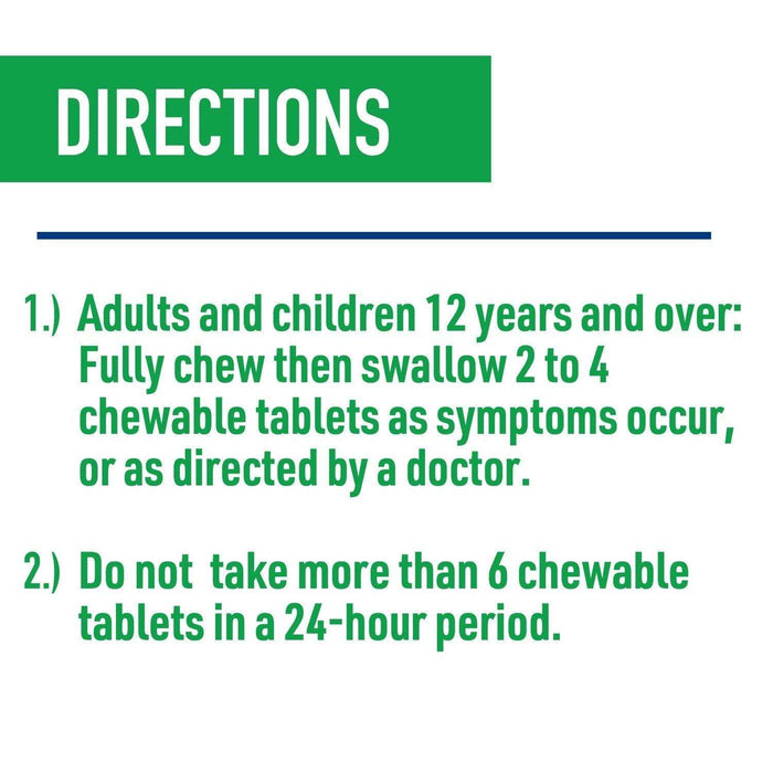 Alka-Seltzer Extra Strength Heartburn ReliefChews Tablets - 32 Ct - Elvoros