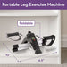 Foldable Under Desk Bike Pedal Exerciser with Digital Display and Adjustable Tension shophomemed