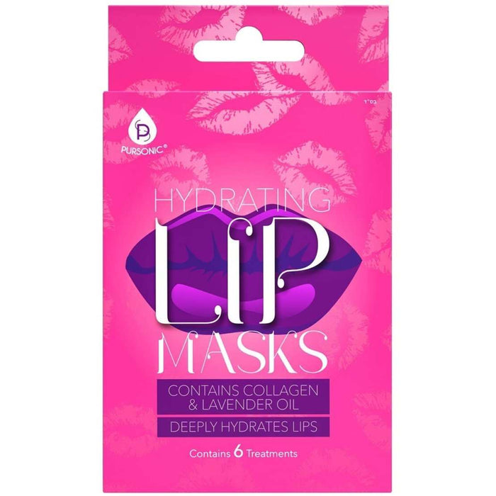 Pursonic Hydrating Lip Masks - Pack of 6