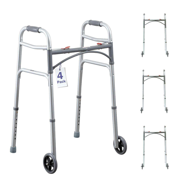 Medacure Case of 4 Junior Folding Walkers - Elvoros