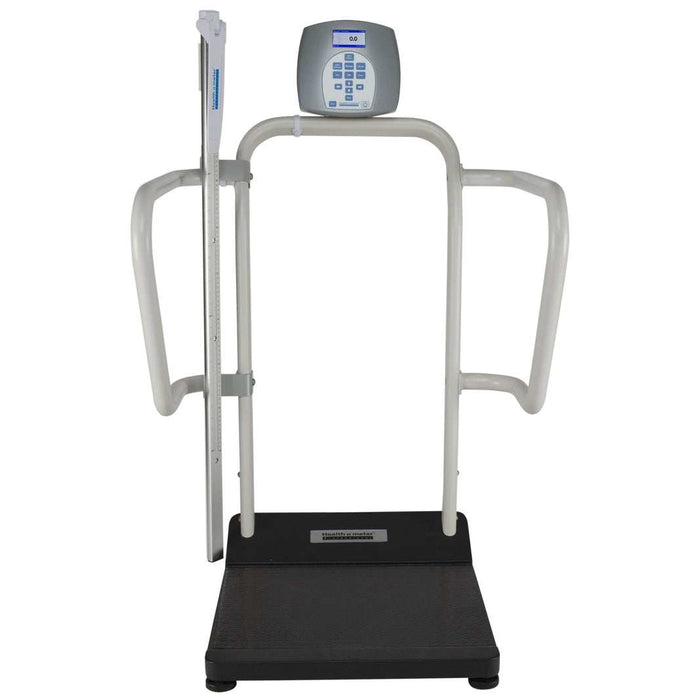 Health o Meter 1100 Series Digital Platform Scale with Handrails