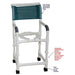 MJM International Adjustable Height Rolling PVC Shower Chair