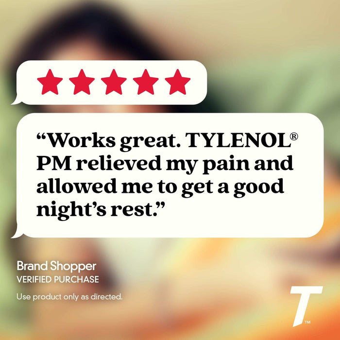 Tylenol PM Extra Strength Pain Reliever & Sleep Aid Caplets - 100 Ct - Elvoros