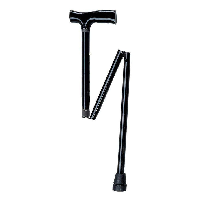 Drive Medical Lightweight Adjustable Folding Cane with T Handle - Elvoros