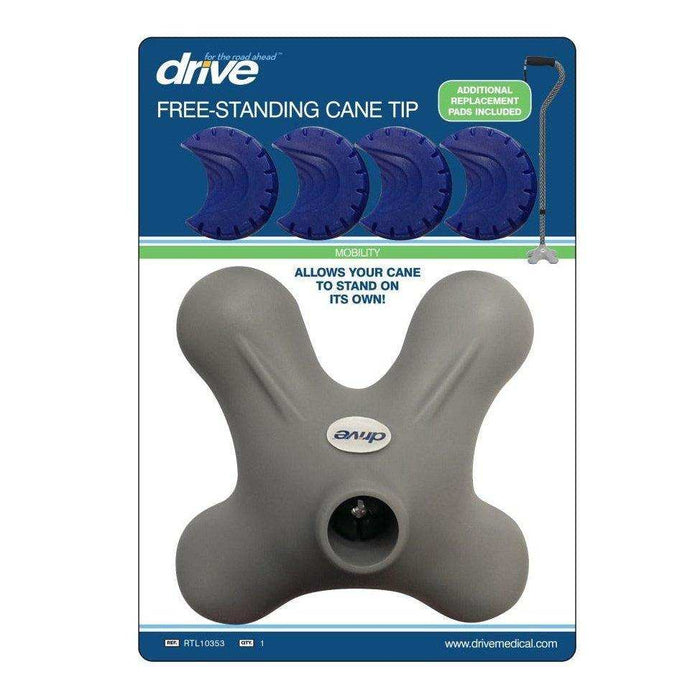 Drive Medical Free Standing Cane Tip - Elvoros