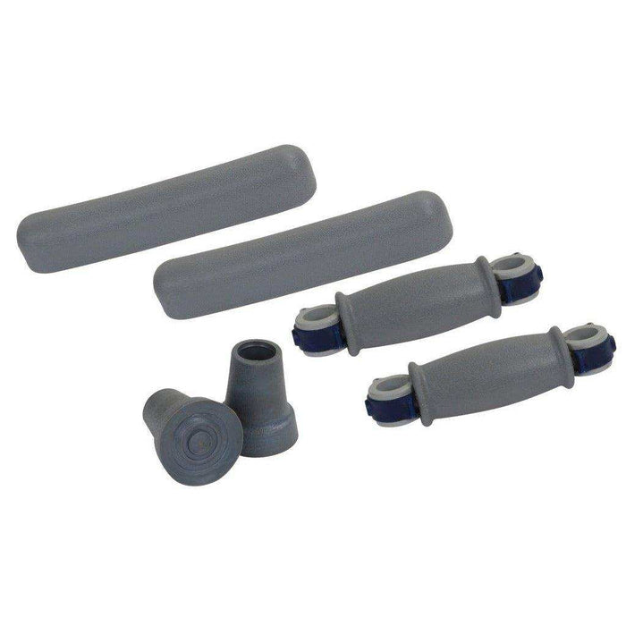 Drive Medical Crutch Accessory Replacement Kit for Universal Crutches - Elvoros