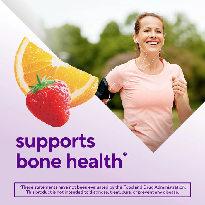 Vitafusion Calcium + Vitamin D3 Supplement Gummy Fruit and Cream