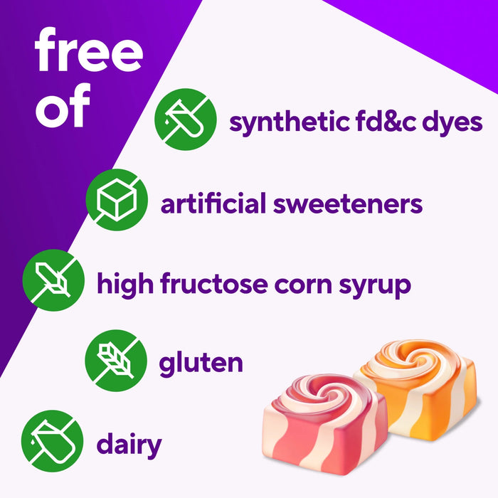 Vitafusion Calcium + Vitamin D3 Supplement Gummy Fruit and Cream