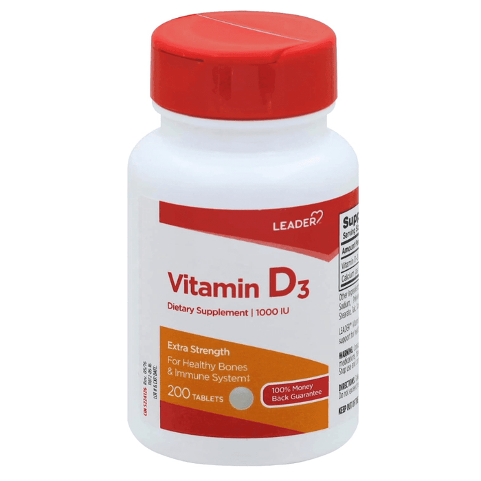 Leader Vitamin D3 Soft gels