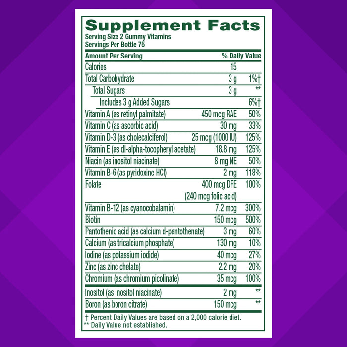 Vitafusion Women's Multivitamins Gummies Berry