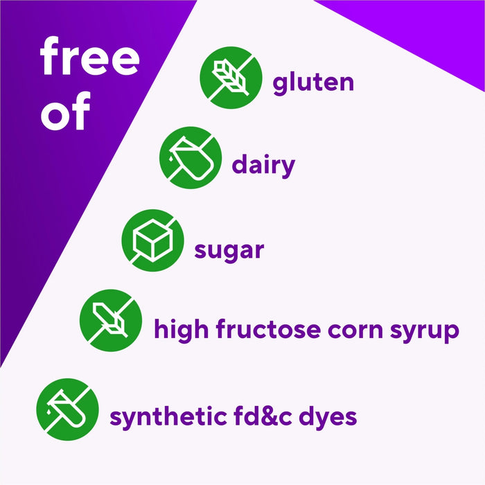 Vitafusion Sugar-Free Fiber Well Fit Gummies Supplement Berry and Peach