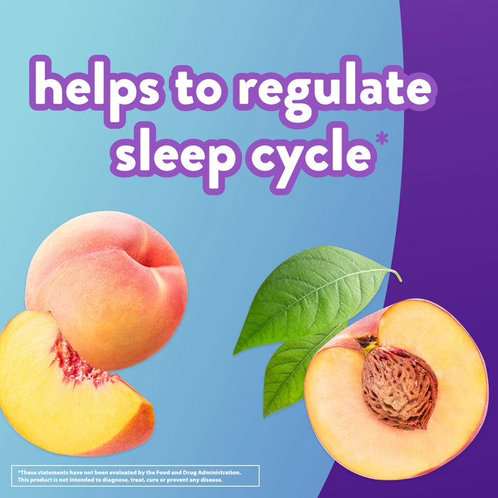 Vitafusion SleepWell Sugar Free 3Mg Melatonin Gummies White Tea and Peach