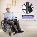 Medacure Wings Lightweight Wheelchair for Adults - Elvoros