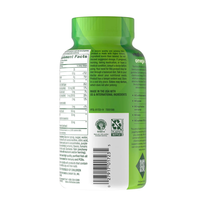 Vitafusion Omega-3 Gummy Vitamins Berry and Lemonade