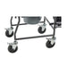 Drive Medical Upholstered Drop Arm Wheeled Commode - Elvoros