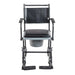 Drive Medical Upholstered Drop Arm Wheeled Commode - Elvoros