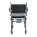 Drive Medical Upholstered Drop Arm Wheeled Commode - Elvoros