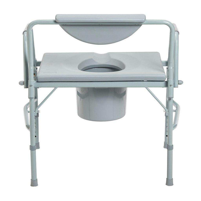 Drive Medical Bariatric Drop Arm Bedside Commode Chair - Elvoros