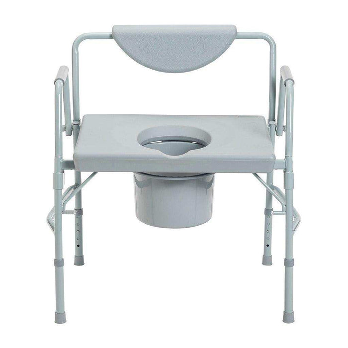 Drive Medical Bariatric Drop Arm Bedside Commode Chair - Elvoros