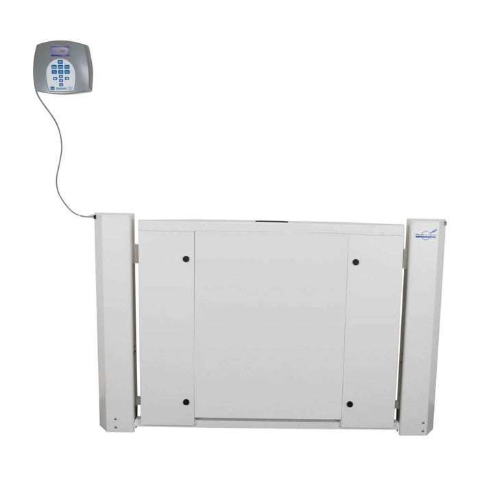 Health o Meter Antimicrobial Wall-Mounted Fold-Up Wheelchair Scale