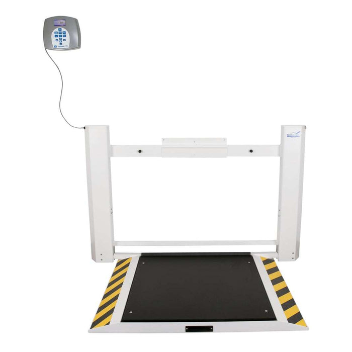 Health o Meter Antimicrobial Wall-Mounted Fold-Up Wheelchair Scale