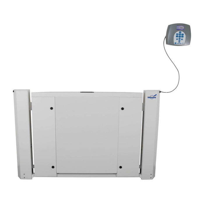 Health o Meter Antimicrobial Wall-Mounted Fold-Up Wheelchair Scale