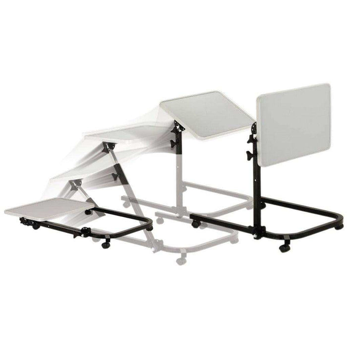 Drive Medical Pivot and Tilt Adjustable Overbed Table - Elvoros