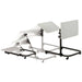 Drive Medical Pivot and Tilt Adjustable Overbed Table - Elvoros