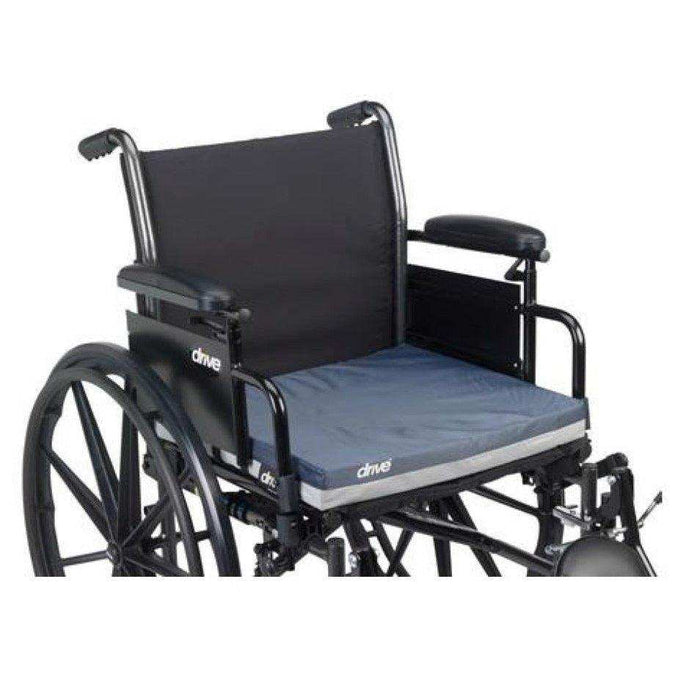 Drive Medical Gel "E" 2 Foam Wheelchair Seat Cushion - Elvoros