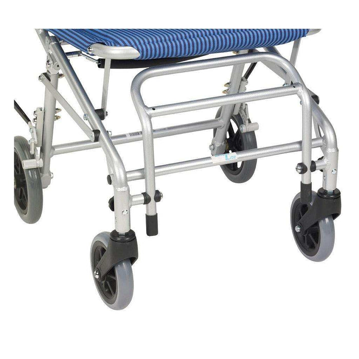 Drive Medical Super Light Folding Transport Wheelchair with Carry Bag - Elvoros