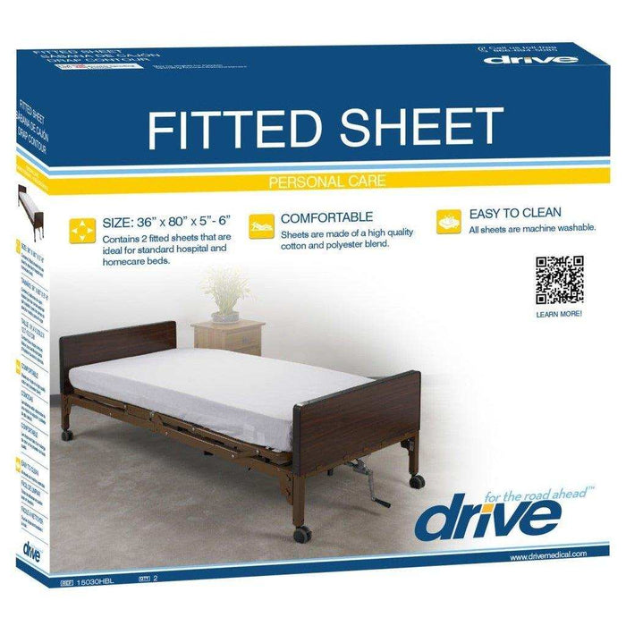 Drive Medical Hospital Bed Fitted Sheets - Elvoros