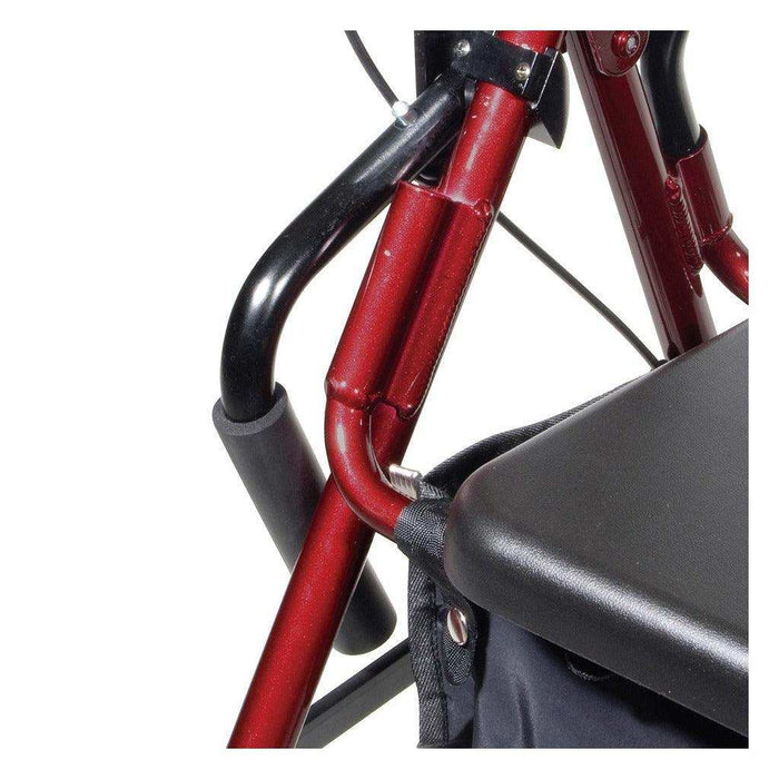 Drive Medical Duet Dual Function Transport Wheelchair Rollator Walker - Elvoros