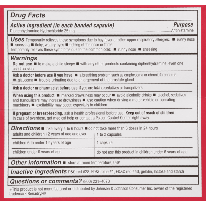 Leader Allergy Capsules - 24 Ct