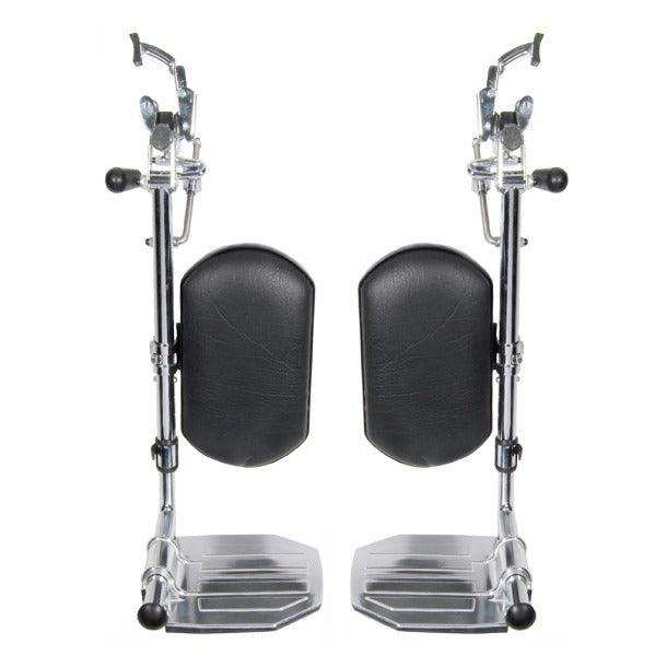 Drive Medical Elevating Legrests for Bariatric Sentra Wheelchairs - 1 Pair - Elvoros