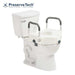 Drive Medical PreserveTech Secure Lock Raised Toilet Seat - 5" Height - Elvoros