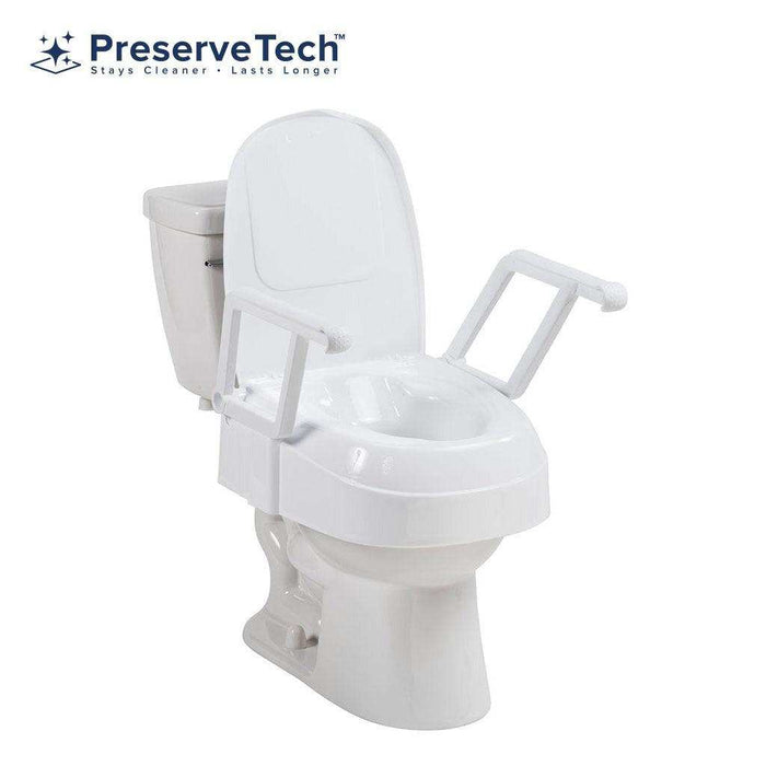 Drive Medical PreserveTech Universal Raised Toilet Seat - Elvoros