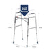 Drive Medical Deluxe Two Button Folding Walker - Elvoros