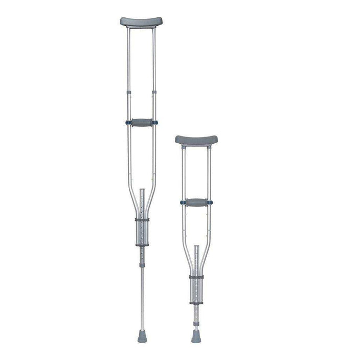 Drive Medical Knock Down Universal Aluminum Crutches - 1 Pair - Elvoros