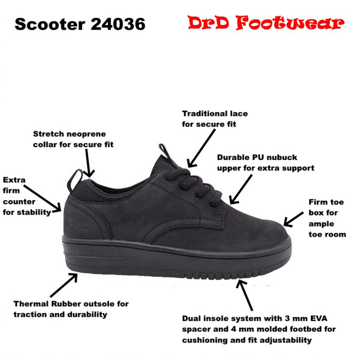 DrD Kids Footwear Scooter Sneaker Ankle-Foot Orthosis and Orthopedic Friendly
