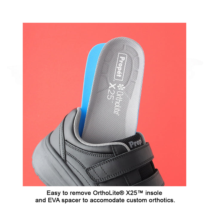 Propet Footwear Ultima Strap Men's Leather Walking Shoe Diabetic and Orthotic Friendly