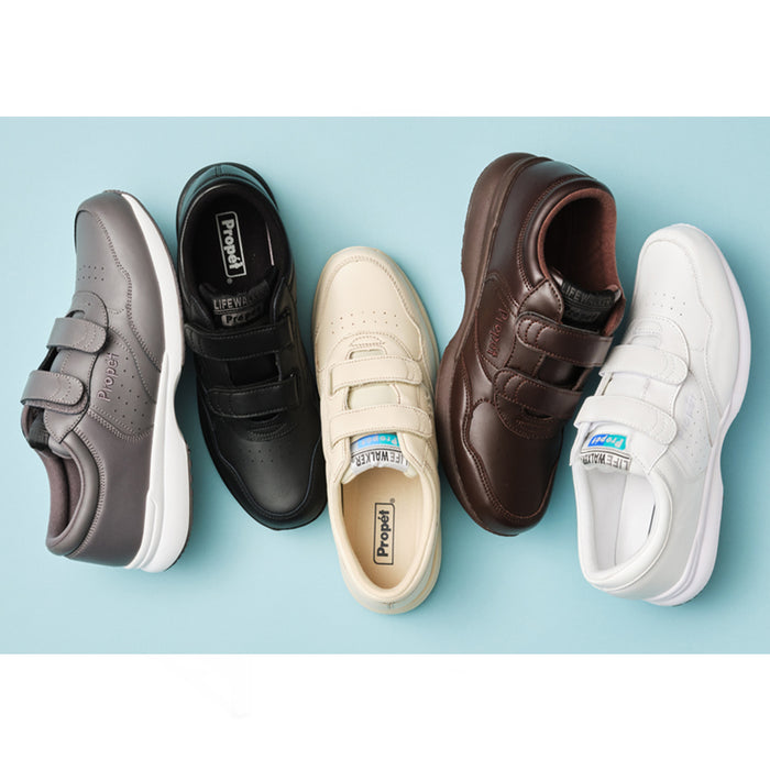 Propet Footwear LifeWalker Strap Men's Slip On Walking Shoes Diabetic and Orthotic Friendly