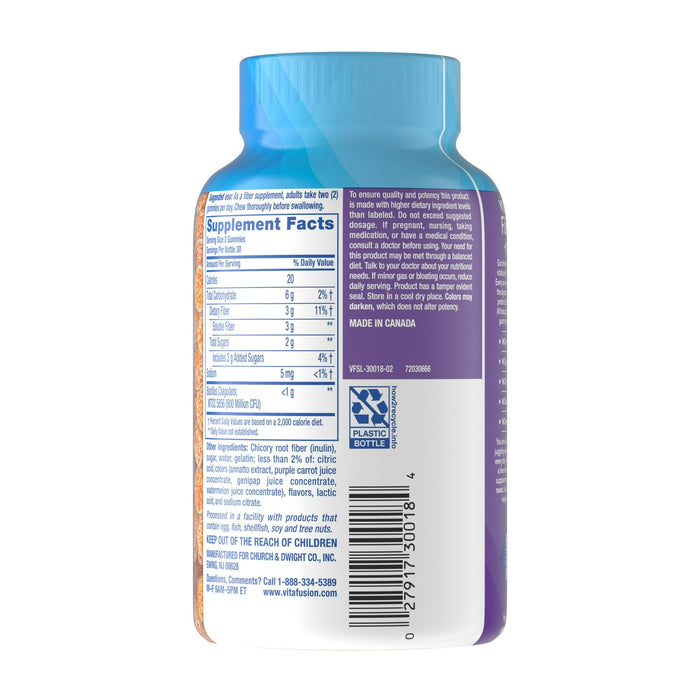 Vitafusion Fiber Well + Probiotics Gummies for Adults