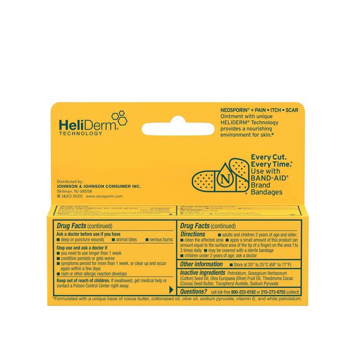 Neosporin + Pain + Itch + Scar First Aid Antibiotic Ointment - 0.5 Oz - Elvoros