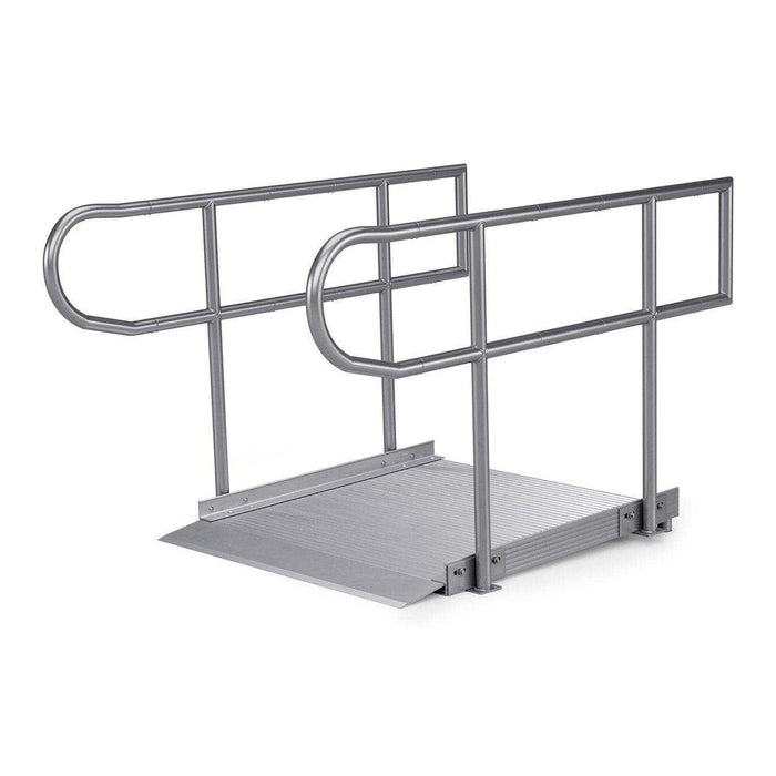 Rampit USA Empower Series Semi-Portable Ramp with Legs and Handrails - Elvoros