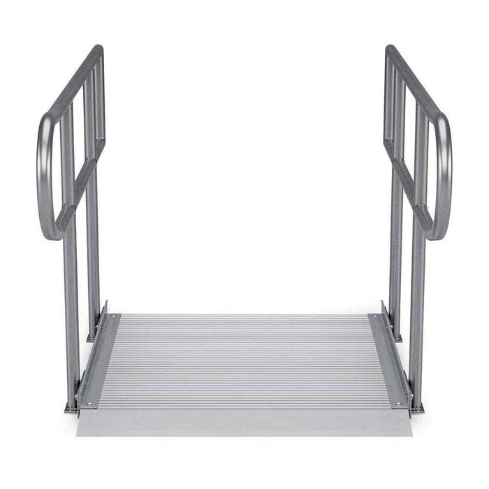 Rampit USA Empower Series Semi-Portable Curb Ramp with Handrails - Elvoros