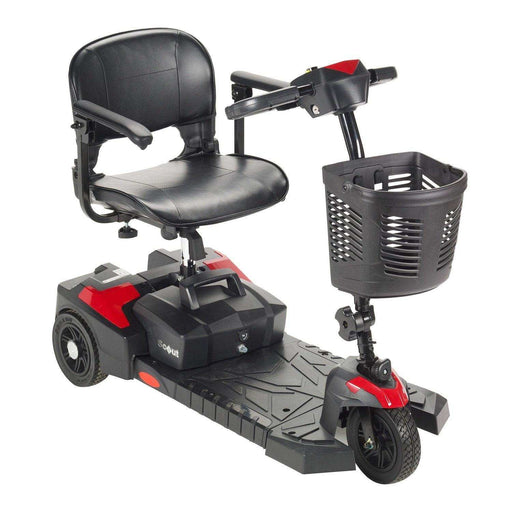 Drive Medical Scout Compact 3-Wheel Travel Power Scooter - Elvoros